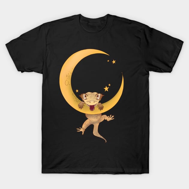 Crested Moon T-Shirt by Throwin9afit